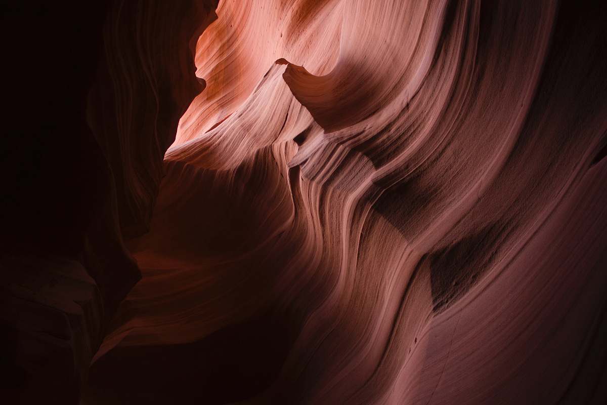united states Antelope Canyon light